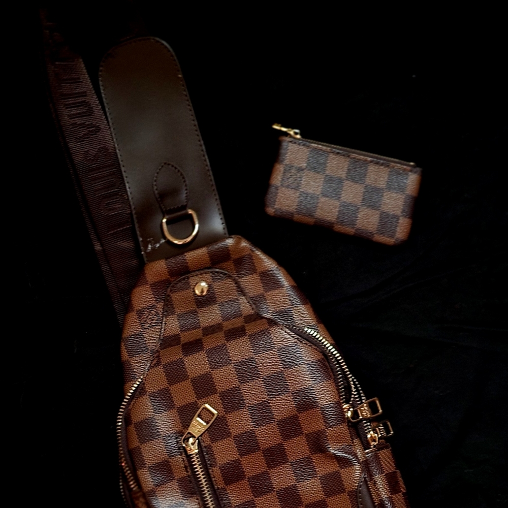 Sling purse with mini coin purse